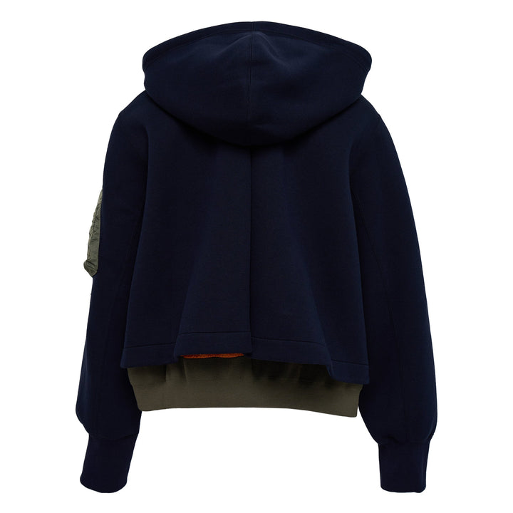 Sponge Sweat Nylon Twill Hoodie