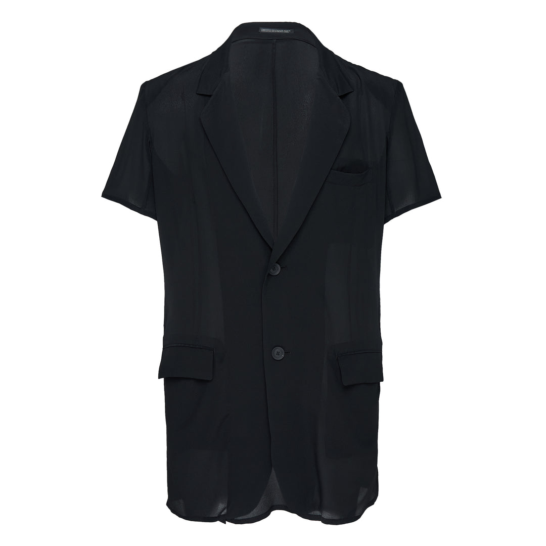 Yohji Yamamoto 2 Button Short Sleeve Jacket – Available at Club 21, Official Retailer in Singapore, Malaysia & Thailand with Global Shipping Online