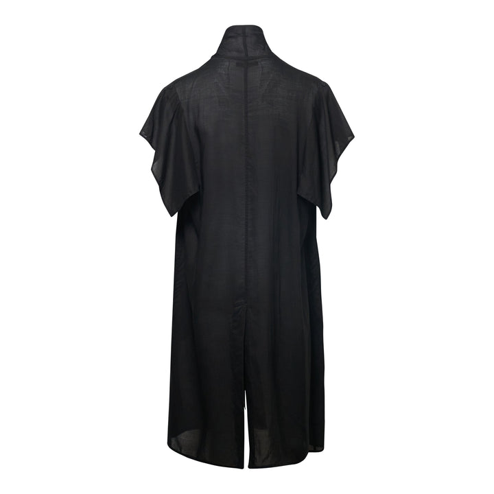 Designed Sleeve Long Vest