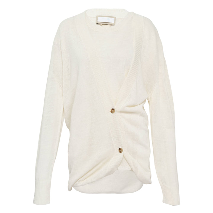 Layered Knit Cardigan