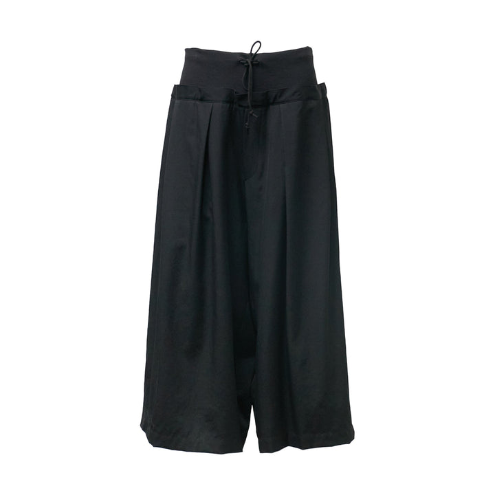 Rib Waist Wide Pants