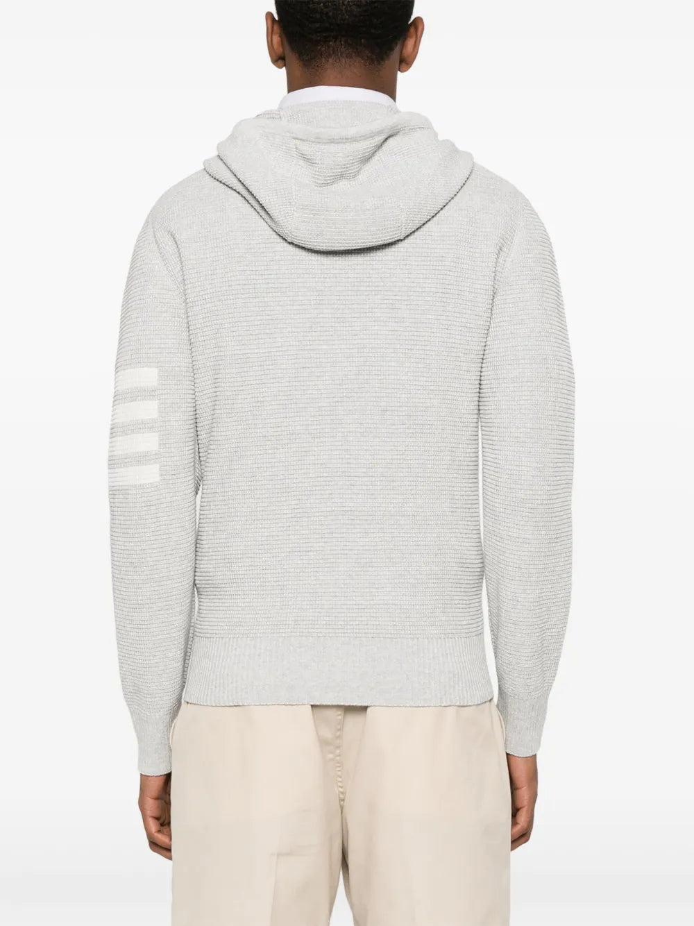 Textured Stitch Relaxed Fit Zip