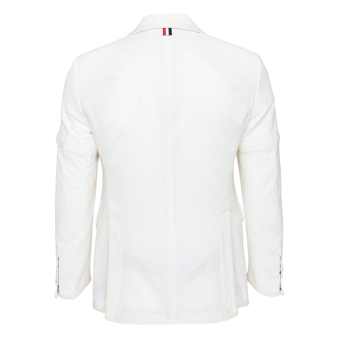 Thom Browne Wide Shoulder Constructed Blazer – Available at Club 21, Official Retailer in Singapore, Malaysia & Thailand with Global Shipping Online