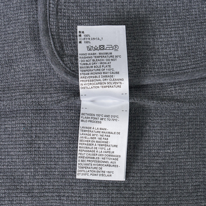 V Neck Cardigan With 4 Bar Intarsia