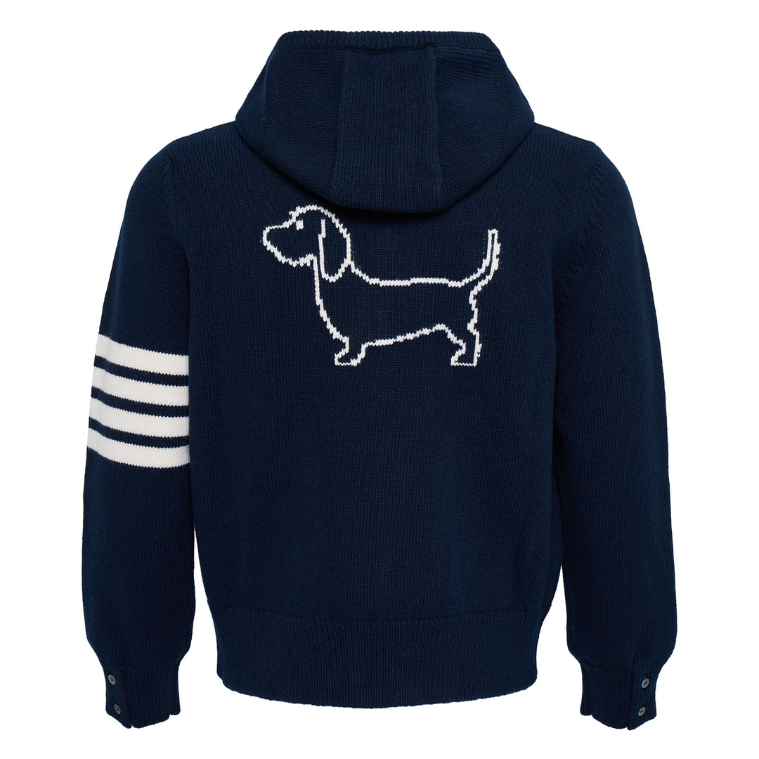 Hector Icon Jersey Intarsia Zip Top