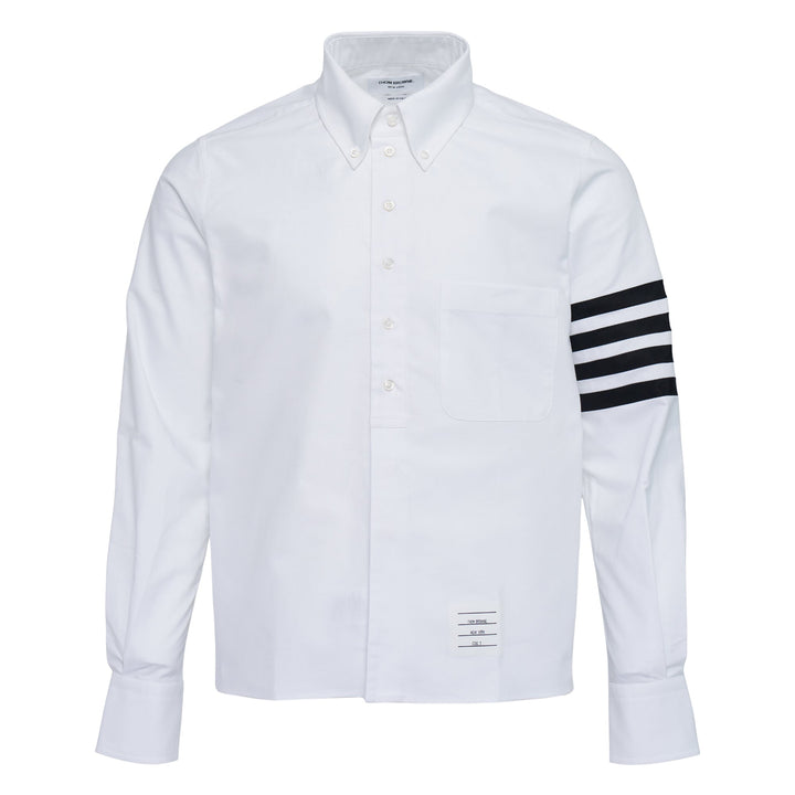 Straight Fit Long Sleeve 4 Bar Shirt