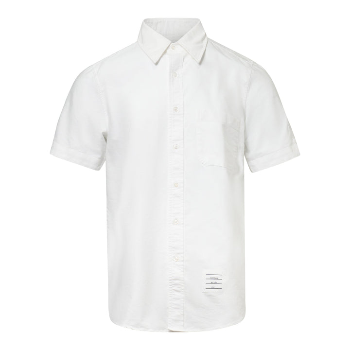 Straight Fit Button Down Short Sleeve Shirt