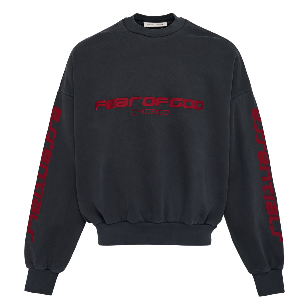 Cropped Relaxed Sweatshirt