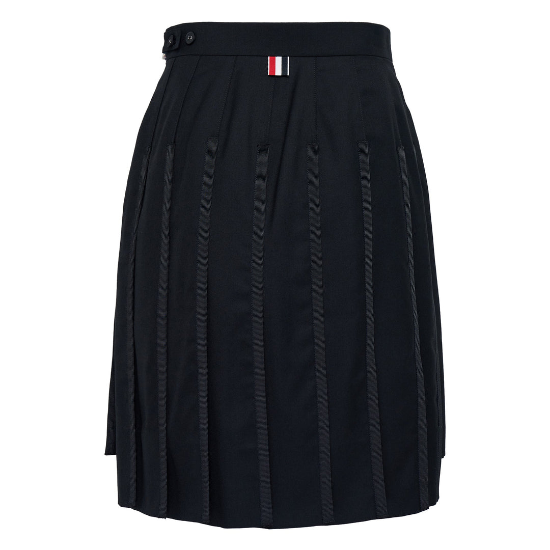 Bermuda Length Classic Pleated Skirt