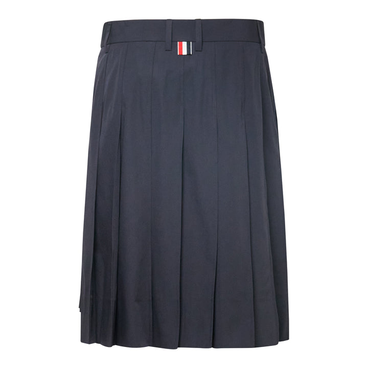 Bermuda Length Front Fly Pleat Skirt