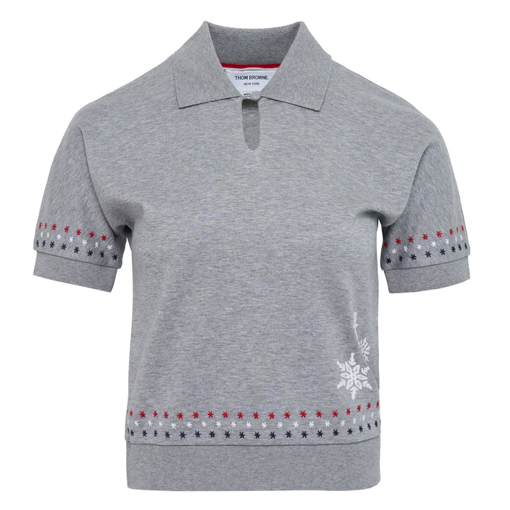 Short Sleeve Dolman Keyhole Polo