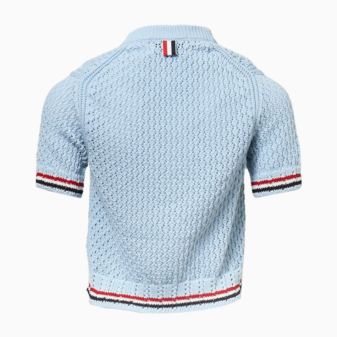 Hector Icon Pointelle Stitch Sweater