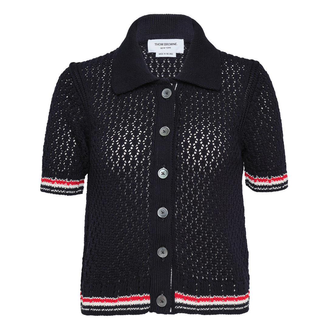 Hector Pointelle Stitch Polo