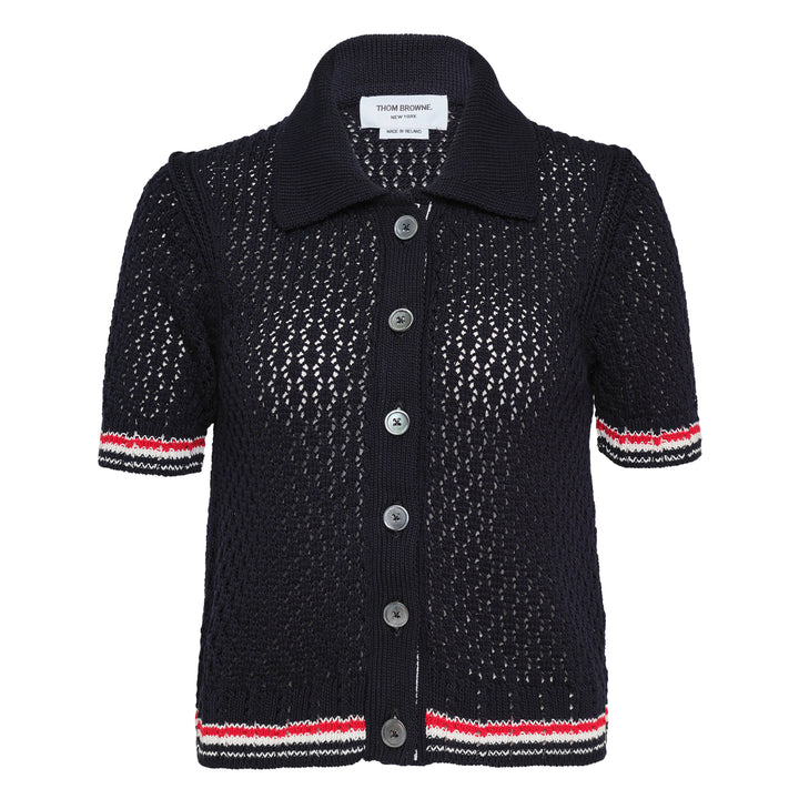 Hector Pointelle Stitch Polo