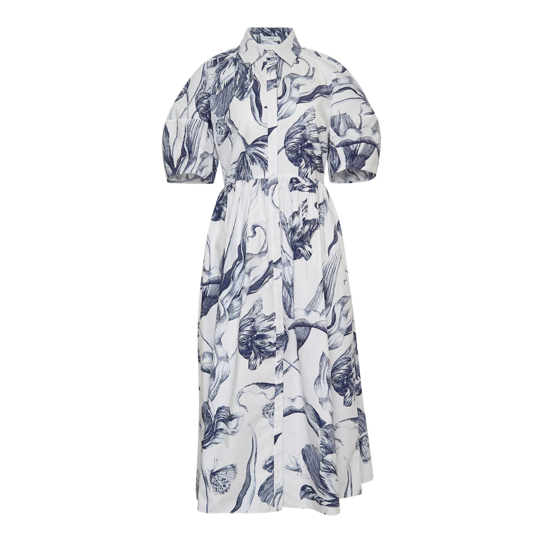 Erdem Short Sleeve Midi Shirt Dress – Available at Club 21, Official Retailer in Singapore, Malaysia & Thailand with Global Shipping Online