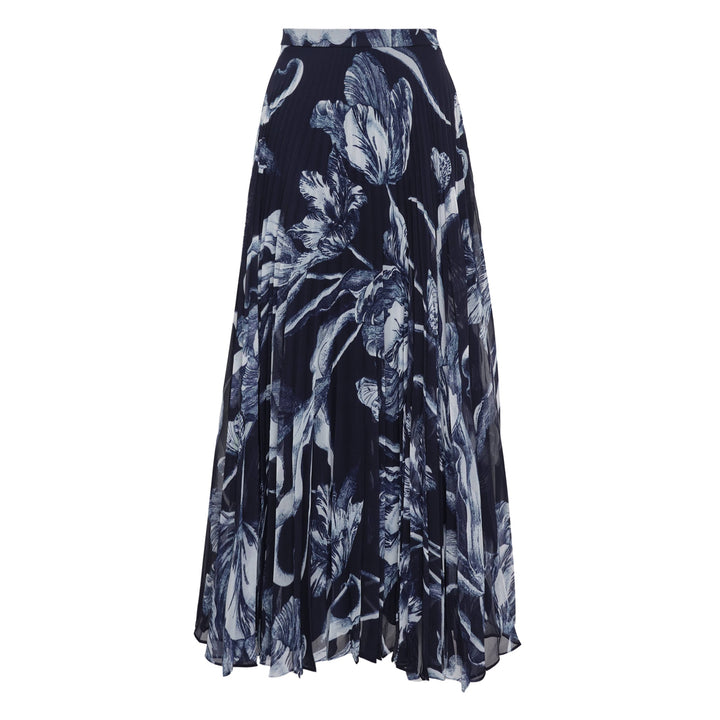 Pleated Midi Skirt