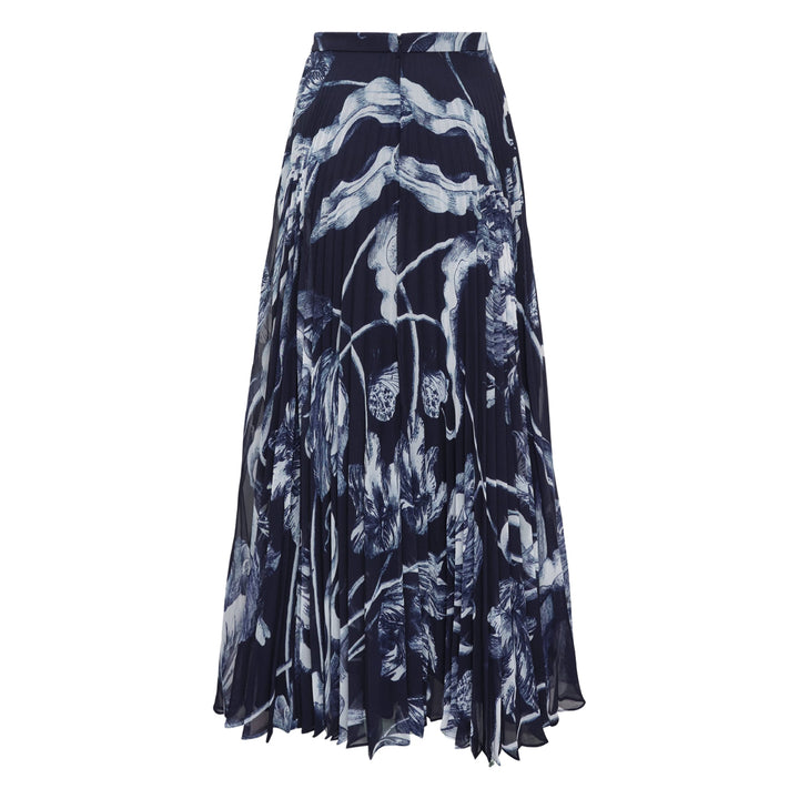 Pleated Midi Skirt