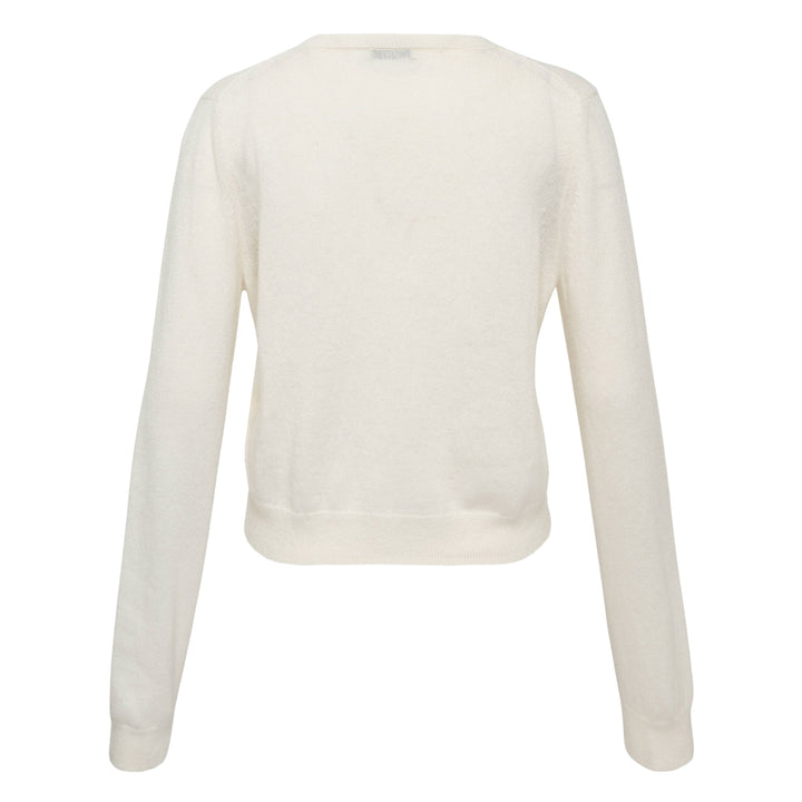 Crew Neck Cardigan Fine Alpaca