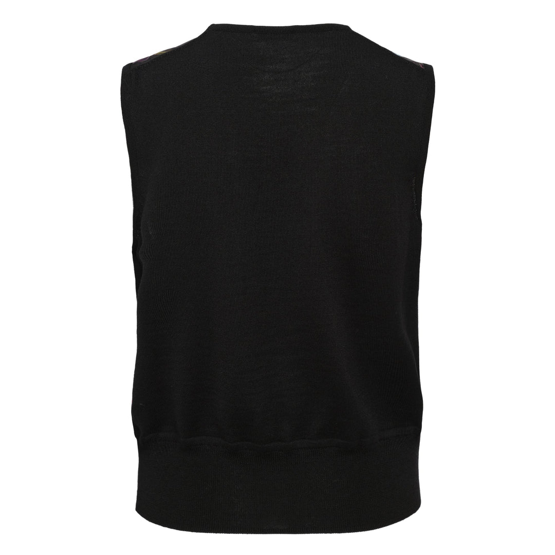 Sleeveless Merino Knit Jumper