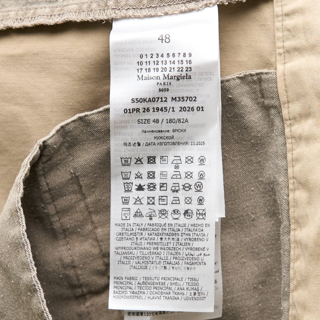 Maison Margiela Light Unbrushed Moleskin Pants – Available at Club 21, Official Retailer in Singapore, Malaysia & Thailand with Global Shipping Online
