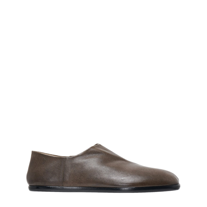 Tabi Babouche Camel Leather