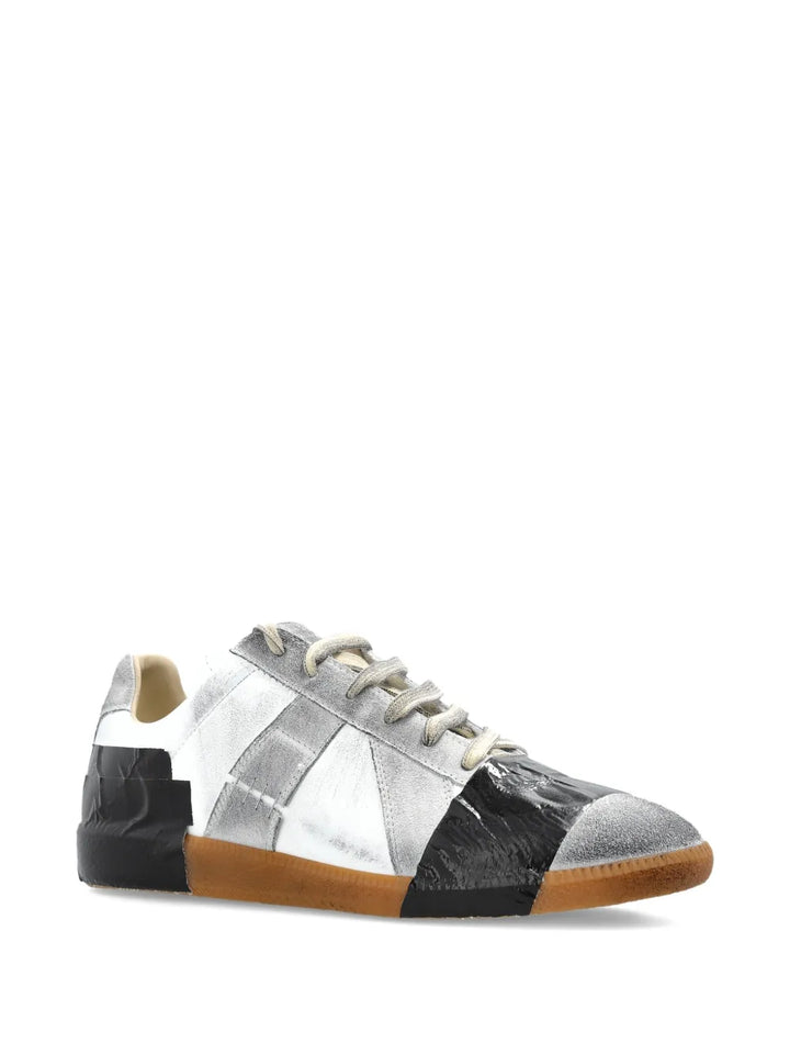 Replica Calfskin Suede Sneakers