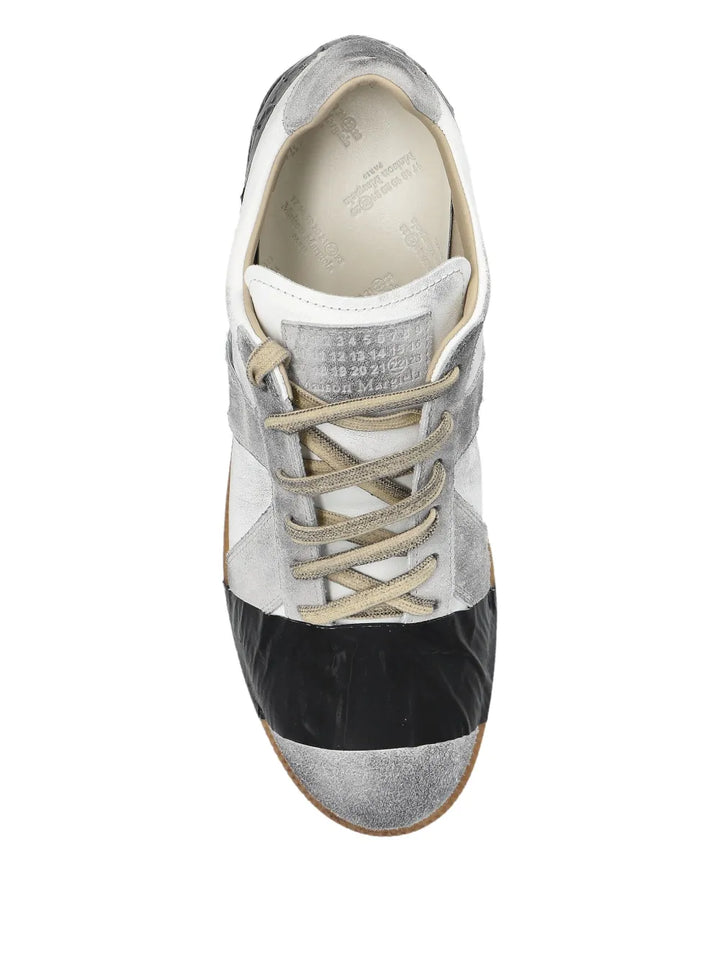 Replica Calfskin Suede Sneakers