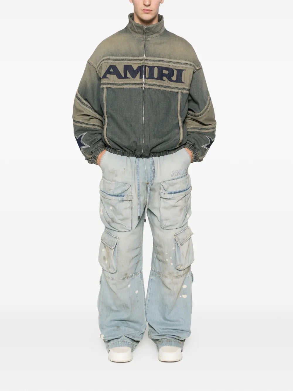 AMIRI Sport Denim Track Jacket
