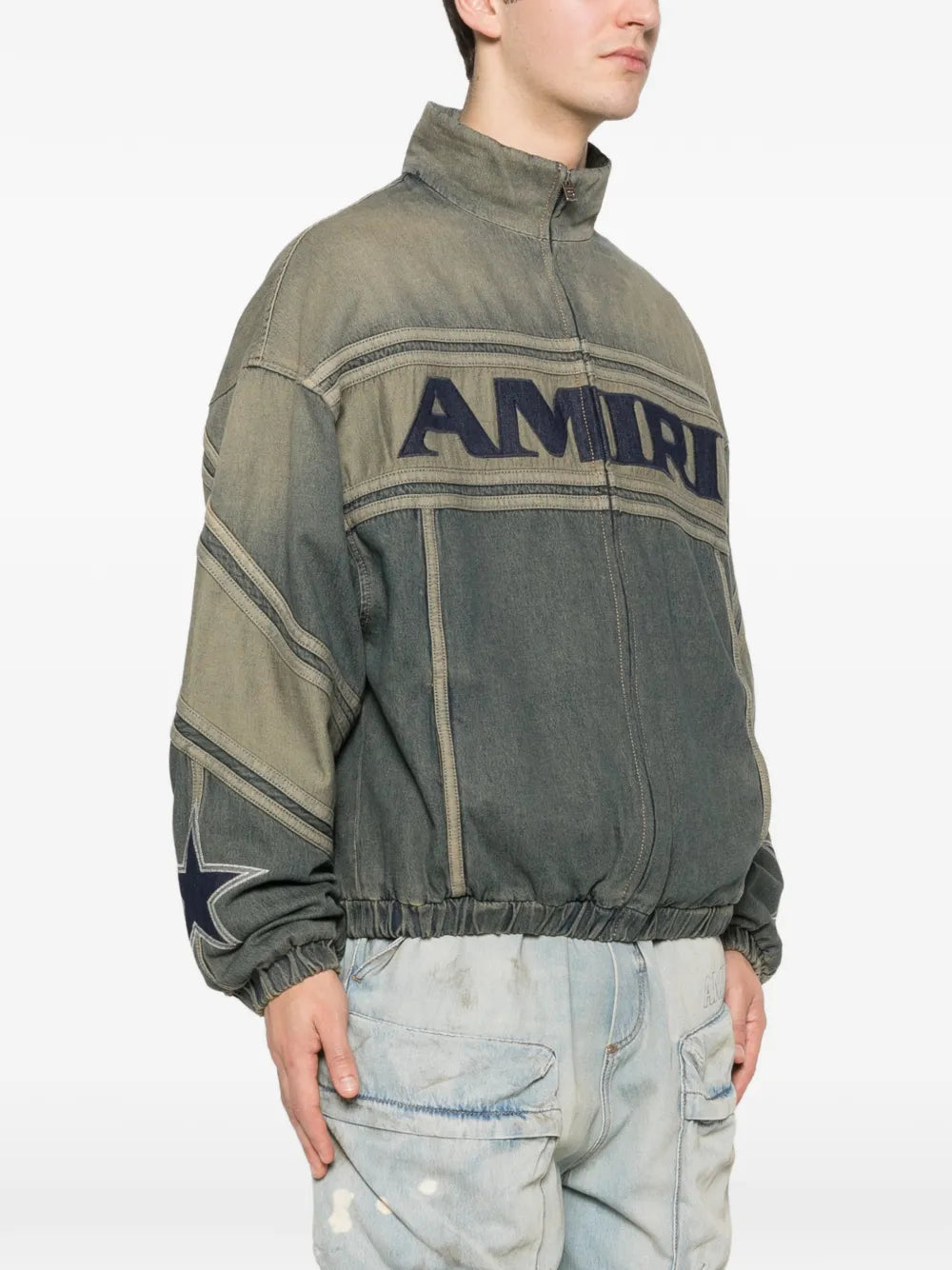 AMIRI Sport Denim Track Jacket