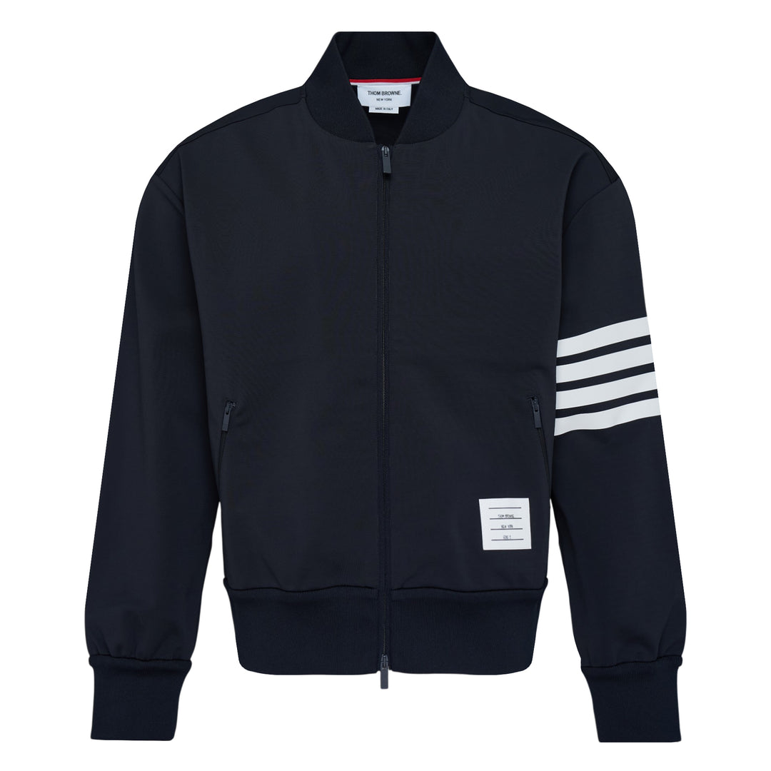 Bomber with 4 Bar Stripes
