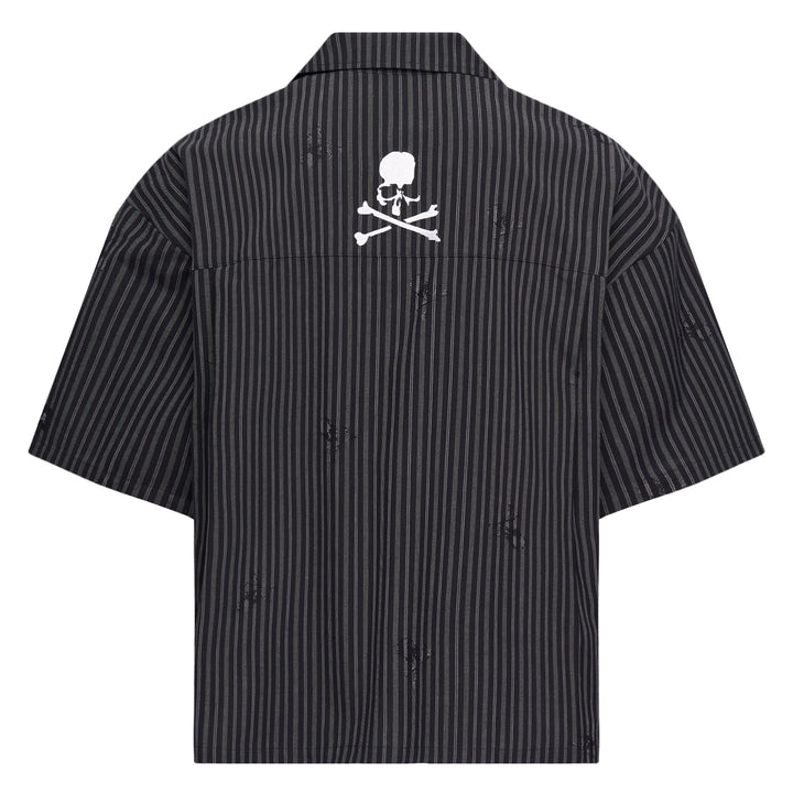 Loose Fit Multi Stripe Short Sleeve Shirt