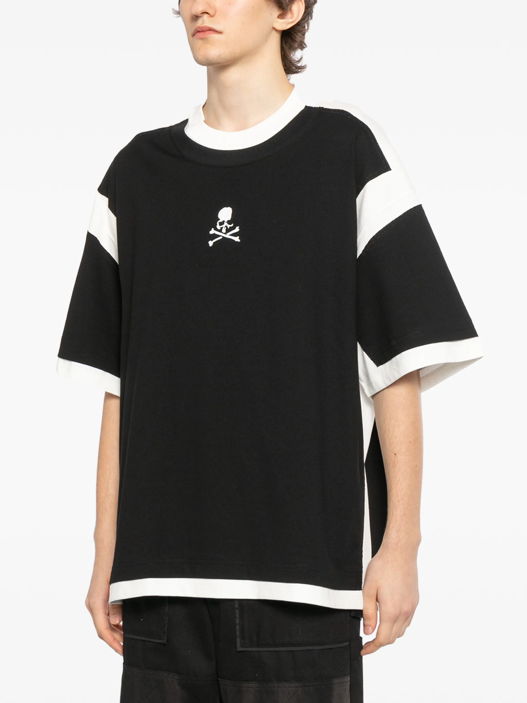 Boxy Fit Outlined Short Sleeve Tee