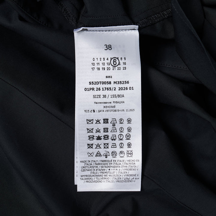 Long-Sleeved Cotton Poplin Shirt