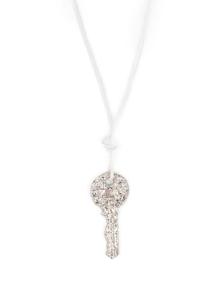 Key Necklace Silver Foil