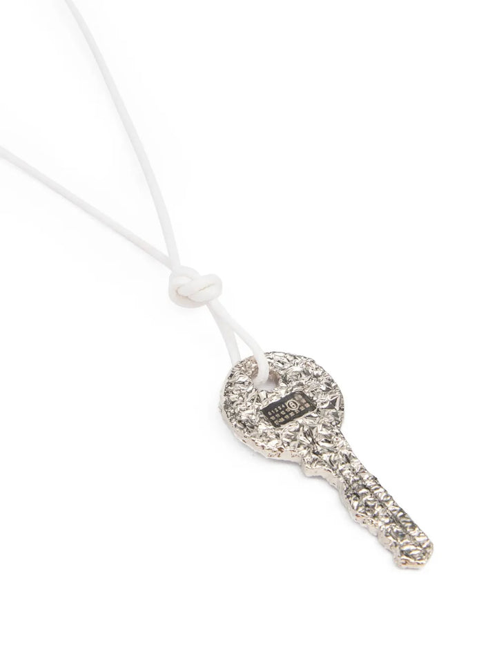 Key Necklace Silver Foil