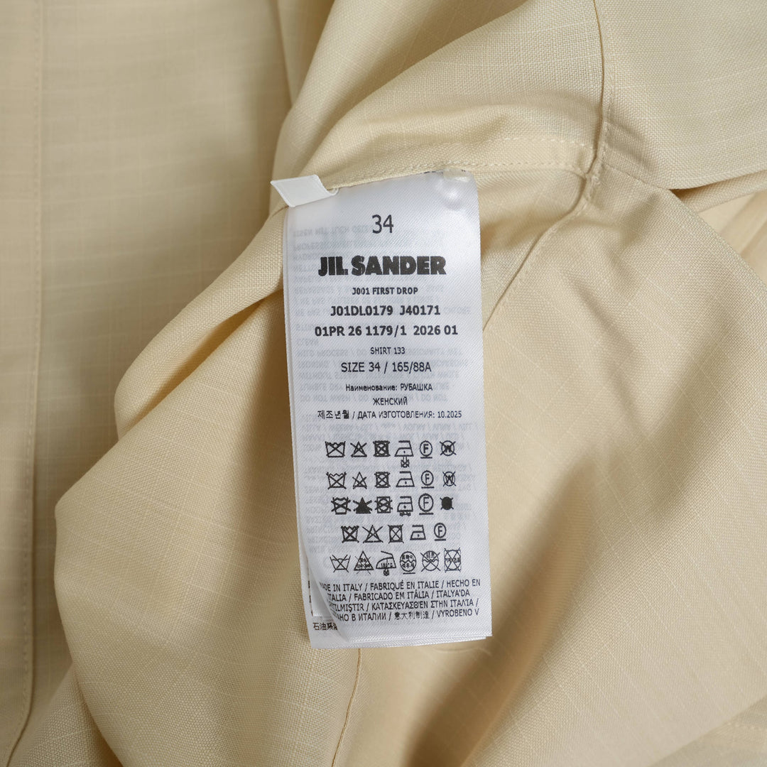 Fine Wool Ripstop Shirt