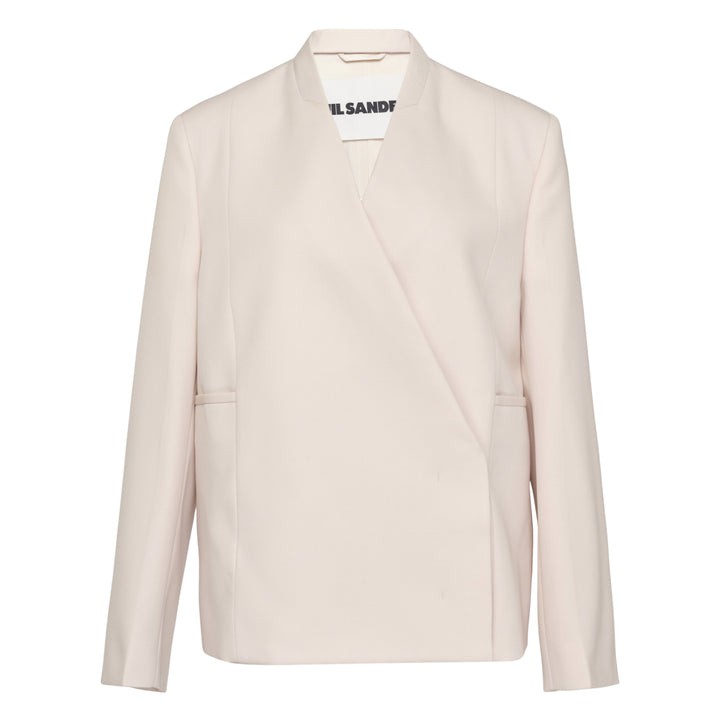 Sharp Wool Gabardine Jacket