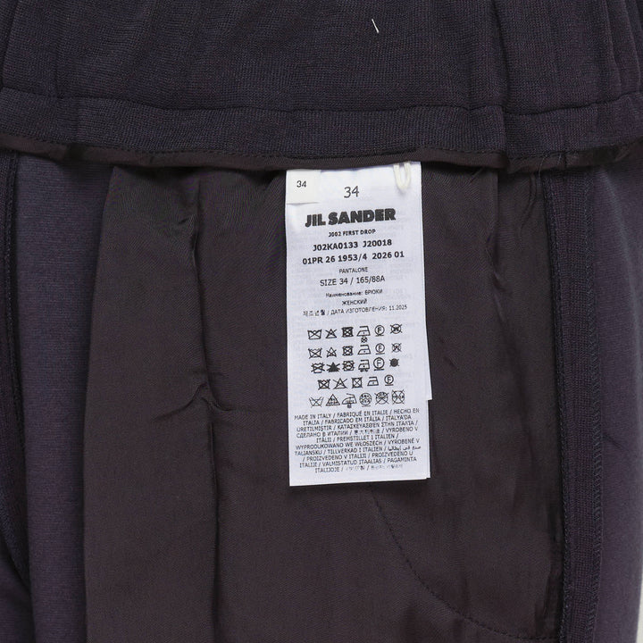 Technical Compact Cotton Trousers