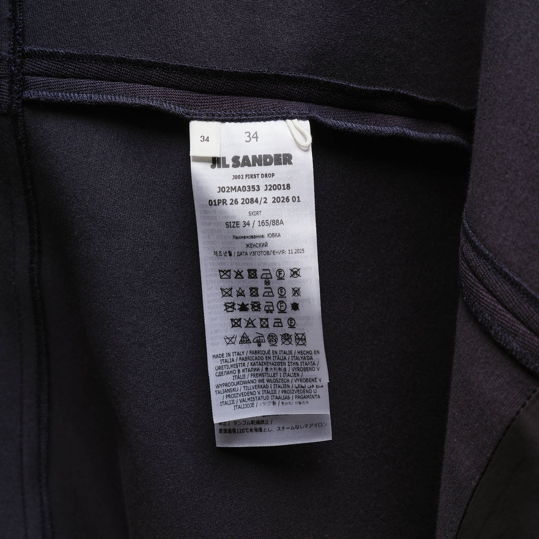 Technical Compact Cotton Skirt