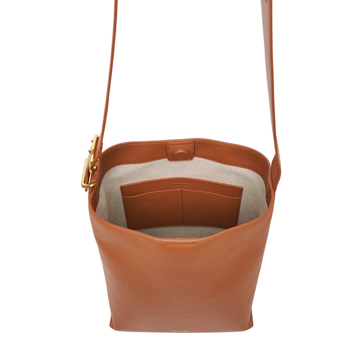 Cannolo Tote Light Grainy Calf
