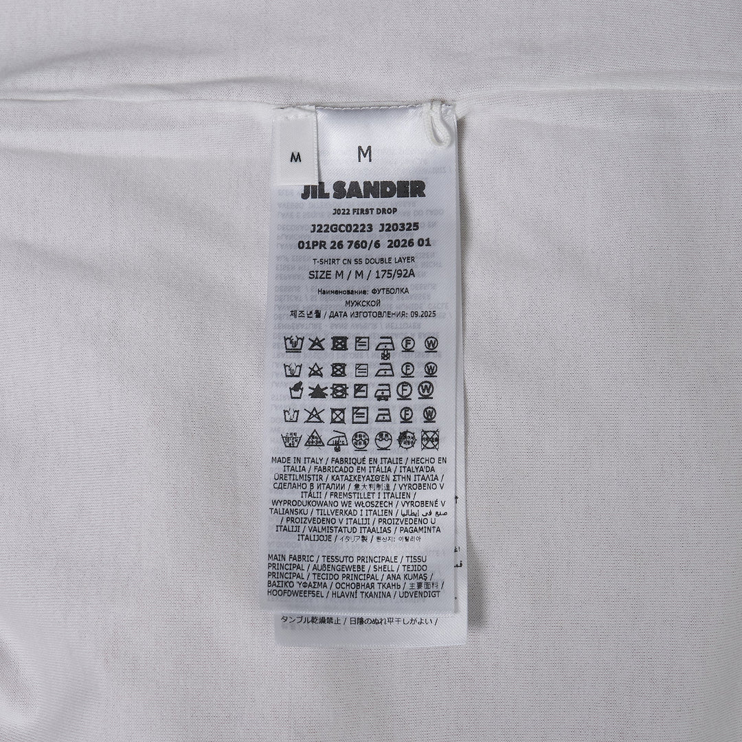 Double Layer Crew Neck T-Shirt