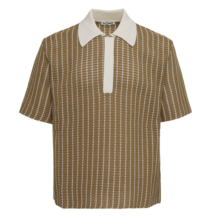 Cotton Lace Polo Shirt