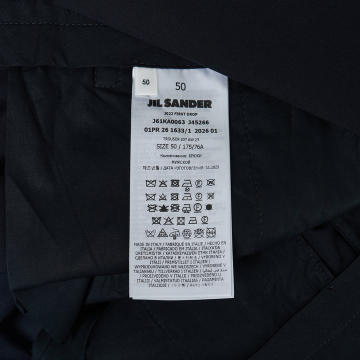 Jil Sander Cotton Trousers – Available at Club 21, Official Retailer in Singapore, Malaysia & Thailand with Global Shipping Online