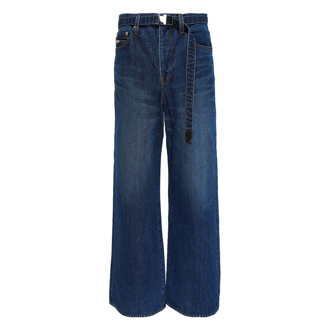 Wide Denim Pants