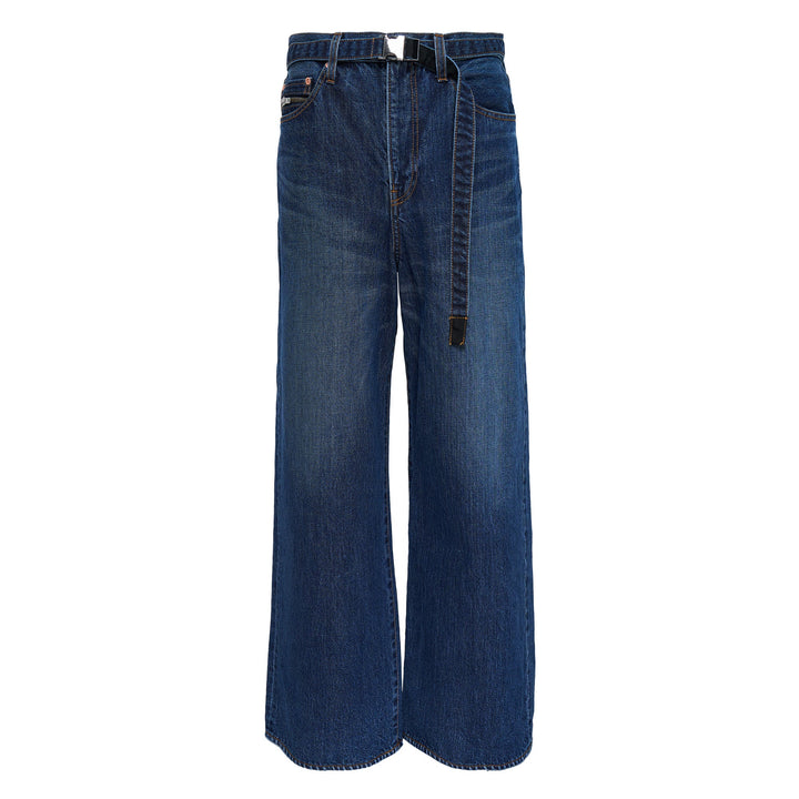 Wide Denim Pants
