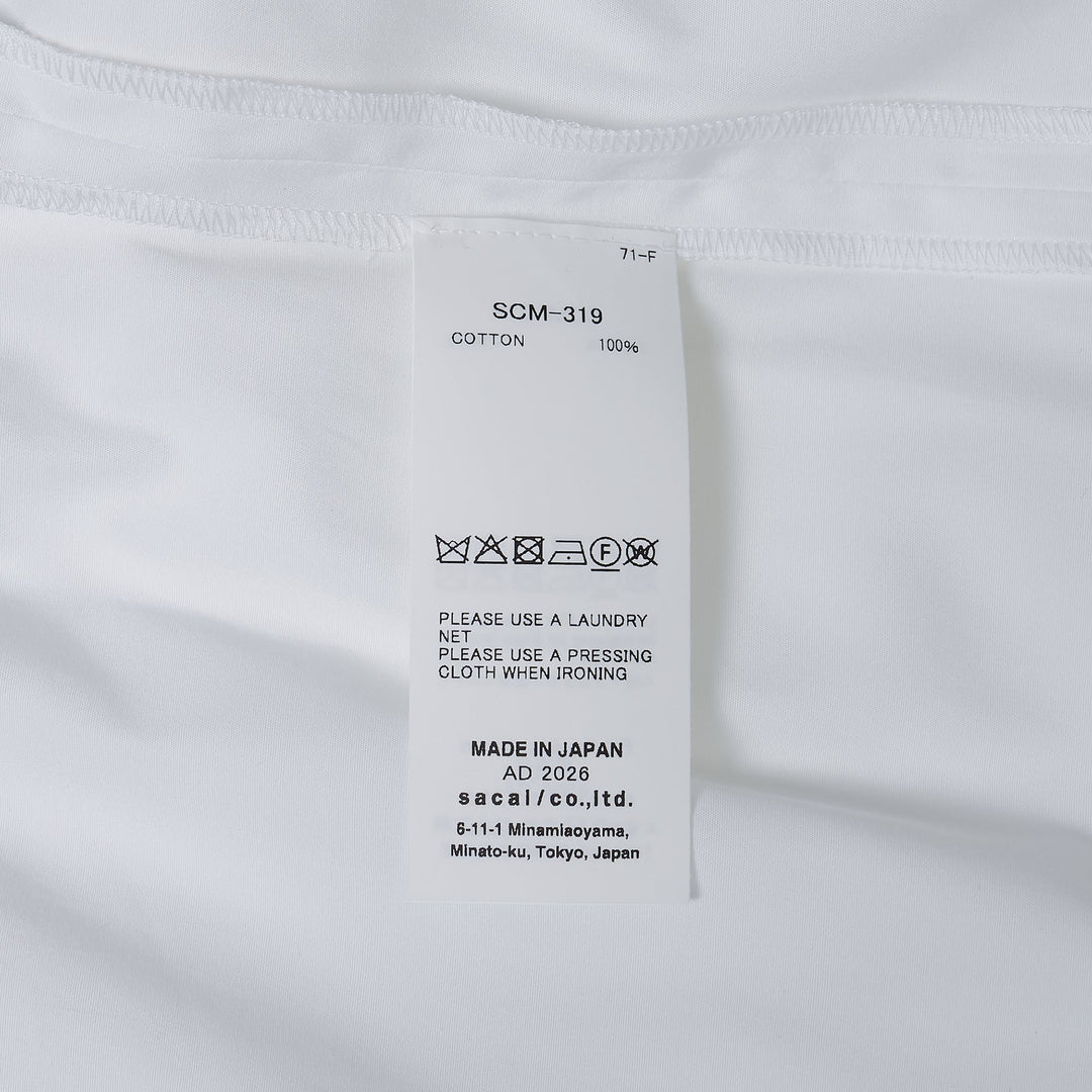 Cotton Poplin Short Sleeve Shirt