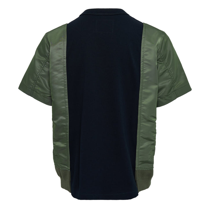 Nylon Twill Cotton Jersey Tee