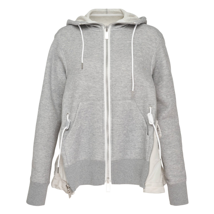 Sponge Sweat Nylon Twill Hoodie