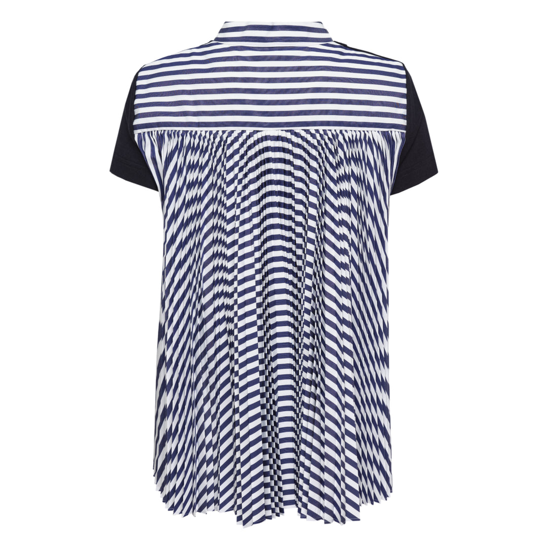 sacai Cotton Poplin x Cotton Jersey Tee – Available at Club 21, Official Retailer in Singapore, Malaysia & Thailand with Global Shipping Online