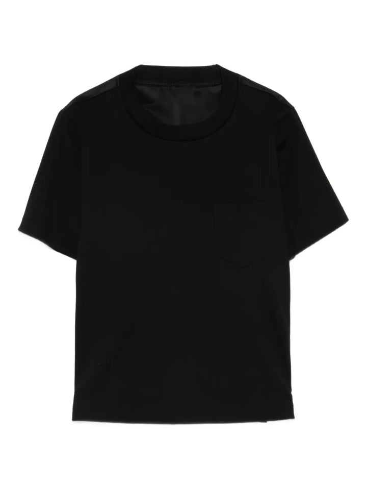 Nylon Twill x Cotton Jersey T-Shirt